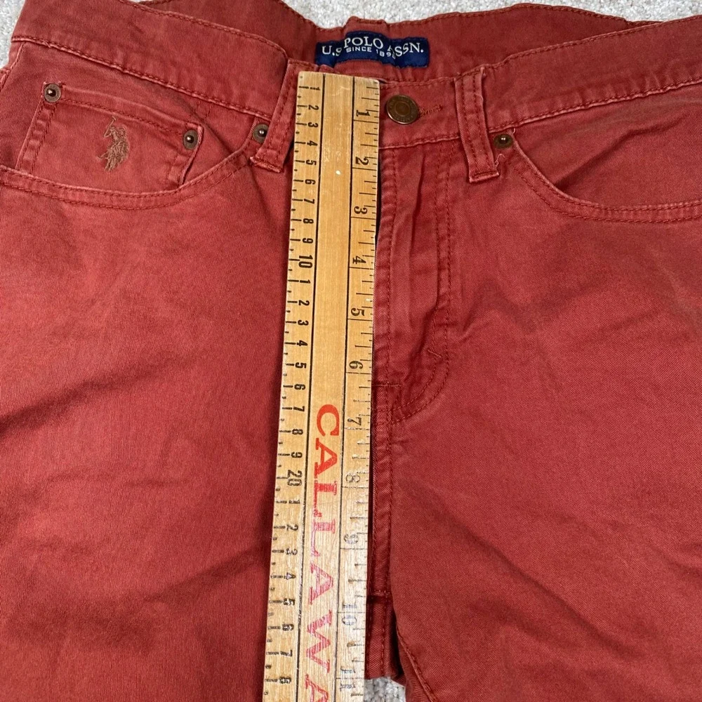 U.S. Polo Assn.‎ Activate Stretch Burnt Red Jeans W32 L30
